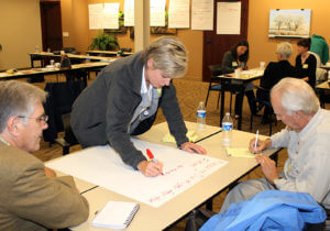 The Foundation uses workshops such as this to identify community needs and priorities.